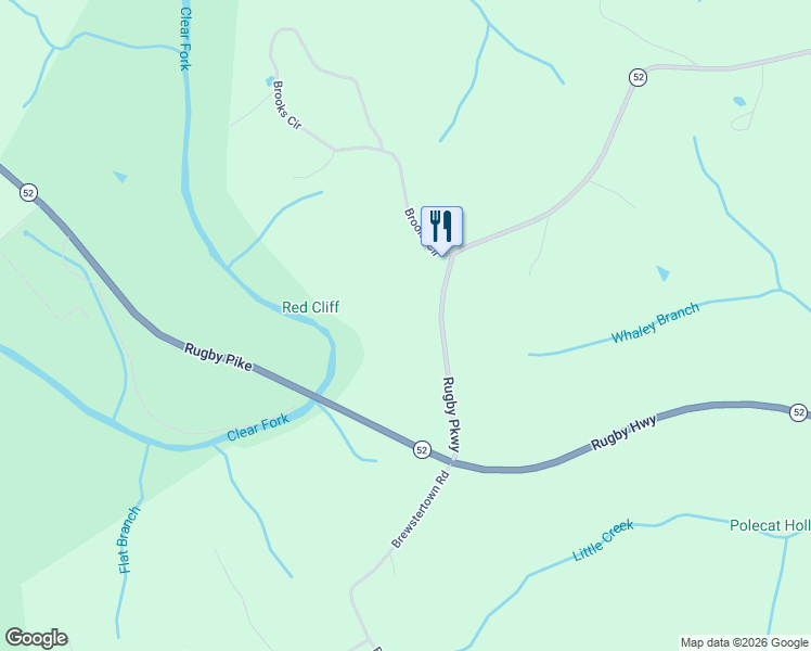 map of restaurants, bars, coffee shops, grocery stores, and more near 1475 Brewstertown Road in Robbins