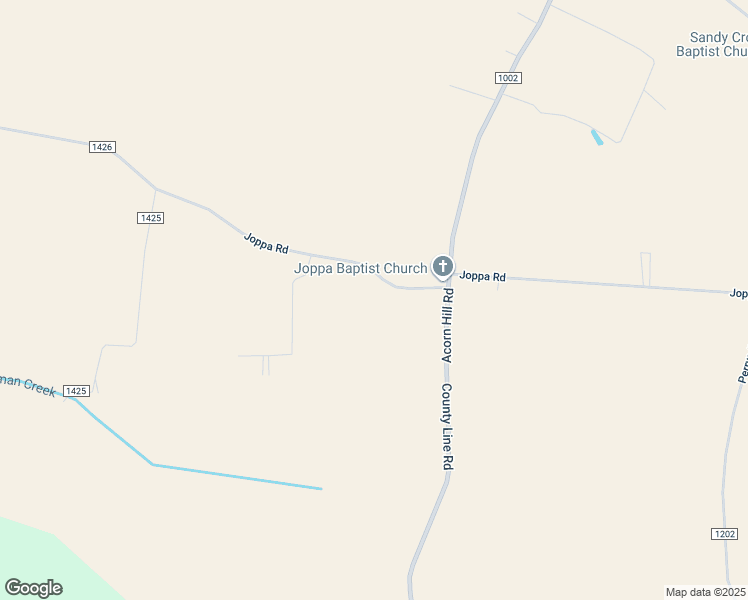 map of restaurants, bars, coffee shops, grocery stores, and more near Joppa Road in Hobbsville