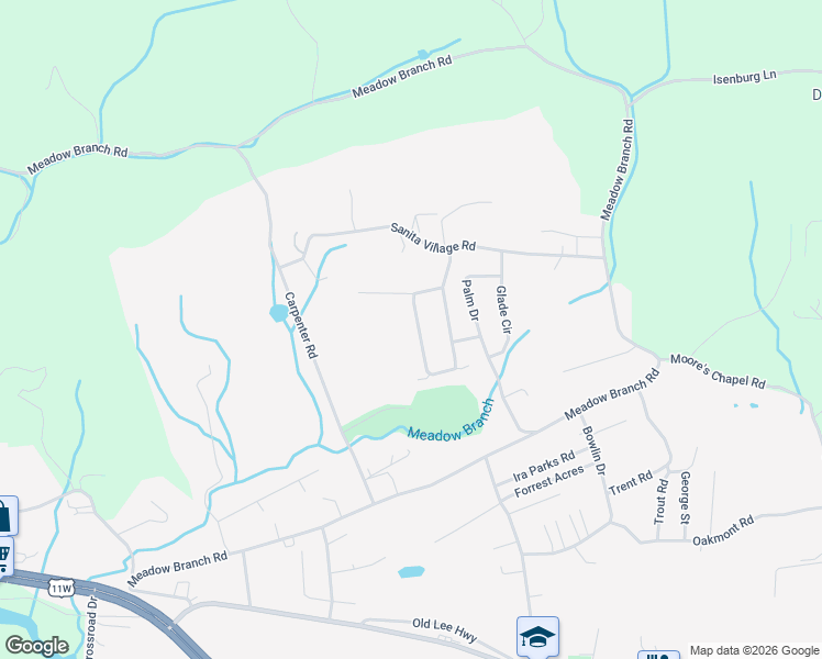 map of restaurants, bars, coffee shops, grocery stores, and more near 429 Terrace View Drive in Bean Station