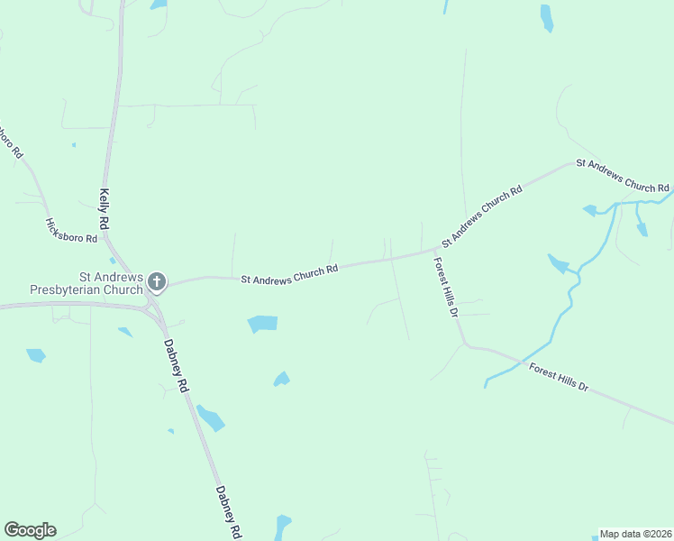 map of restaurants, bars, coffee shops, grocery stores, and more near 1415 Saint Andrews Church Road in Henderson