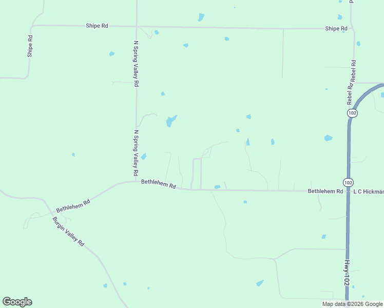 map of restaurants, bars, coffee shops, grocery stores, and more near 14772 Bethlehem Road in Gravette