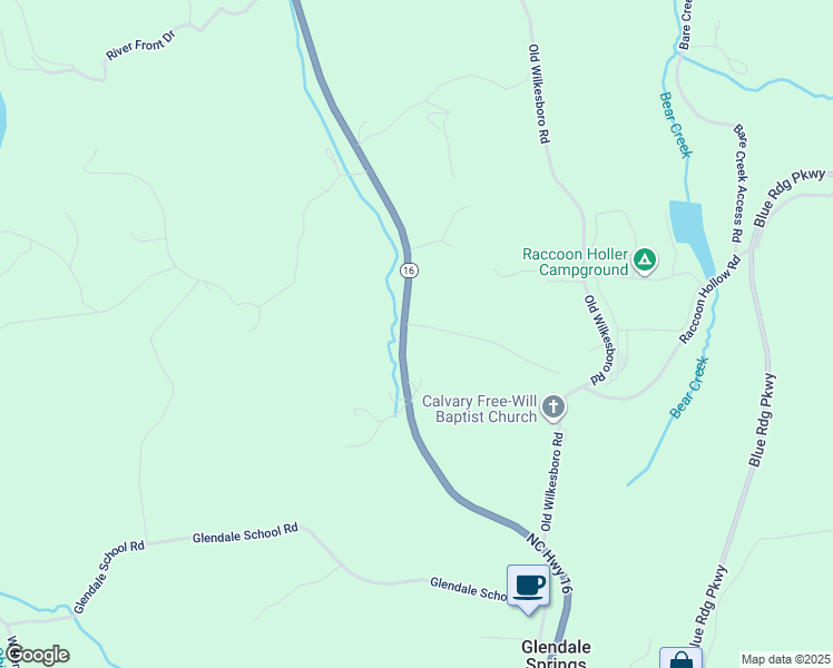 map of restaurants, bars, coffee shops, grocery stores, and more near 132 Oak View Drive in Jefferson