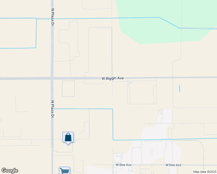 map of restaurants, bars, coffee shops, grocery stores, and more near 8711 West Riggin Avenue in Visalia