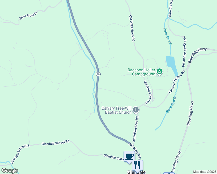 map of restaurants, bars, coffee shops, grocery stores, and more near 201 Oak View Drive in Jefferson