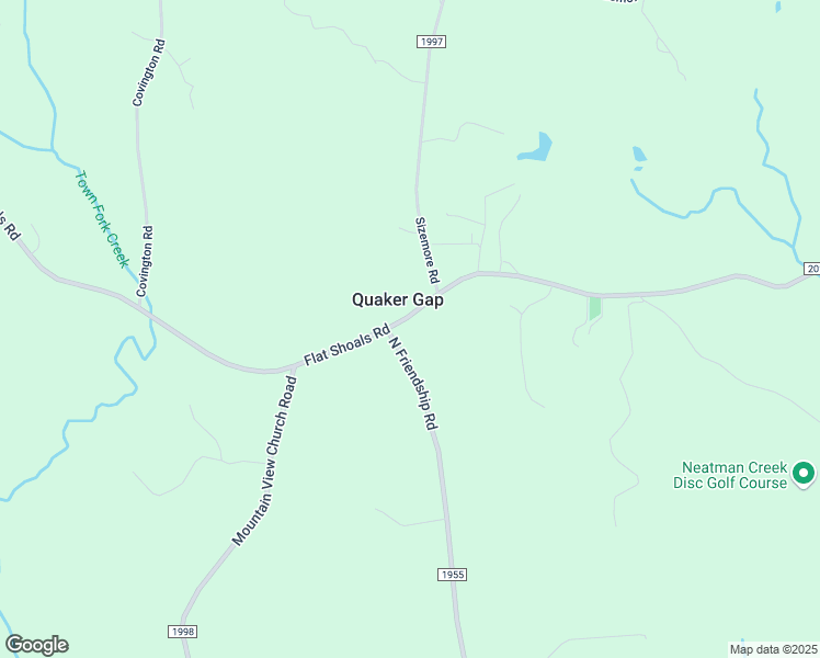 map of restaurants, bars, coffee shops, grocery stores, and more near 2308 Flat Shoals Road in Germanton