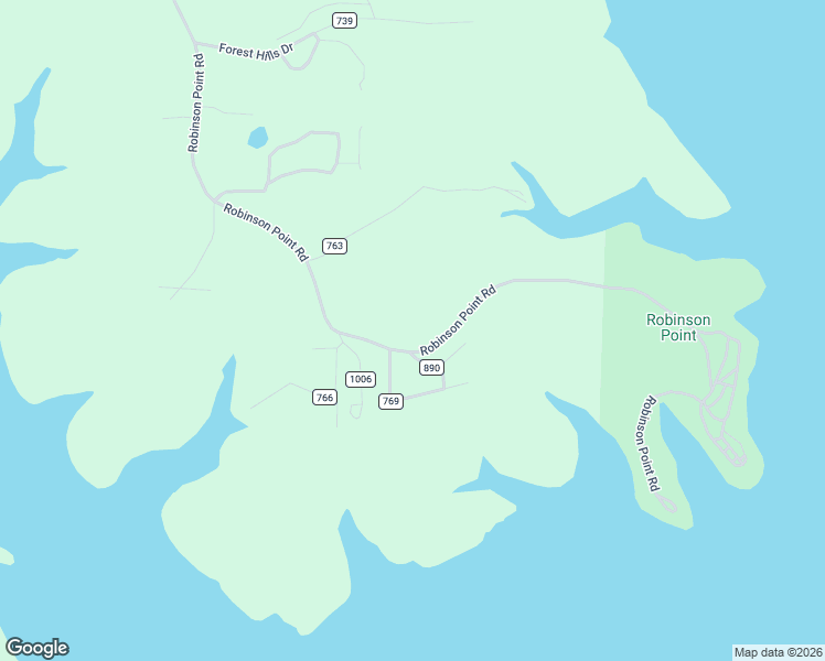 map of restaurants, bars, coffee shops, grocery stores, and more near 1696 Robinson Point Road in Mountain Home