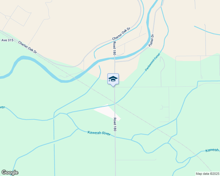 map of restaurants, bars, coffee shops, grocery stores, and more near 31191 Road 180 in Visalia