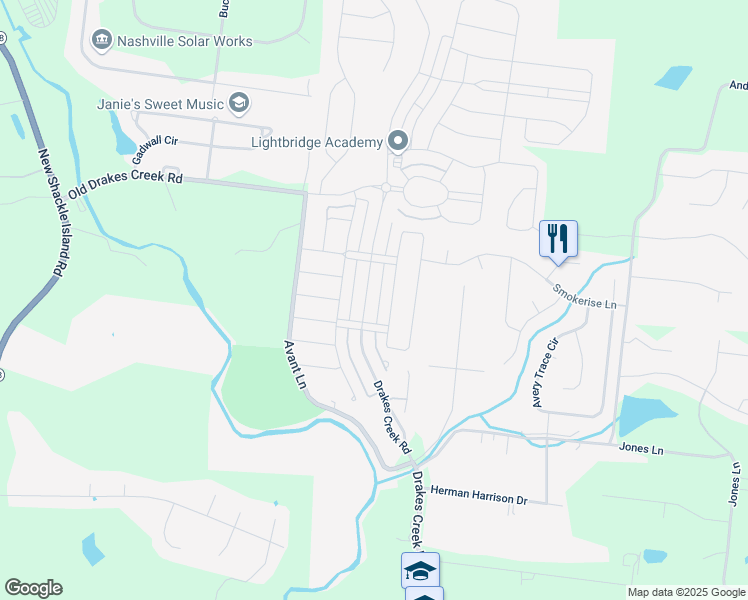 map of restaurants, bars, coffee shops, grocery stores, and more near 1564 Drakes Creek Road in Hendersonville