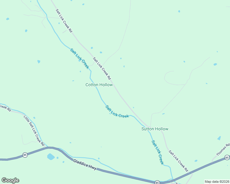 map of restaurants, bars, coffee shops, grocery stores, and more near 499 Salt Lick Creek Road in Pleasant Shade