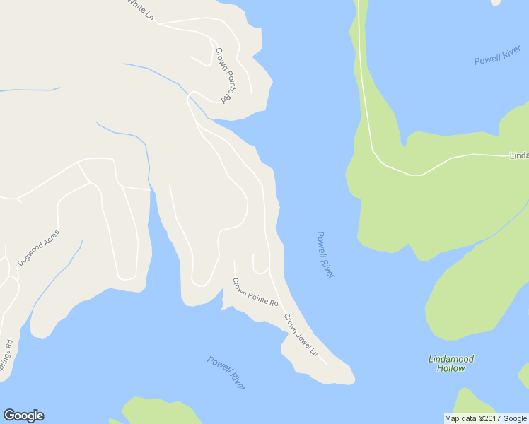 map of restaurants, bars, coffee shops, grocery stores, and more near 655 Crown Pointe Road in LaFollette