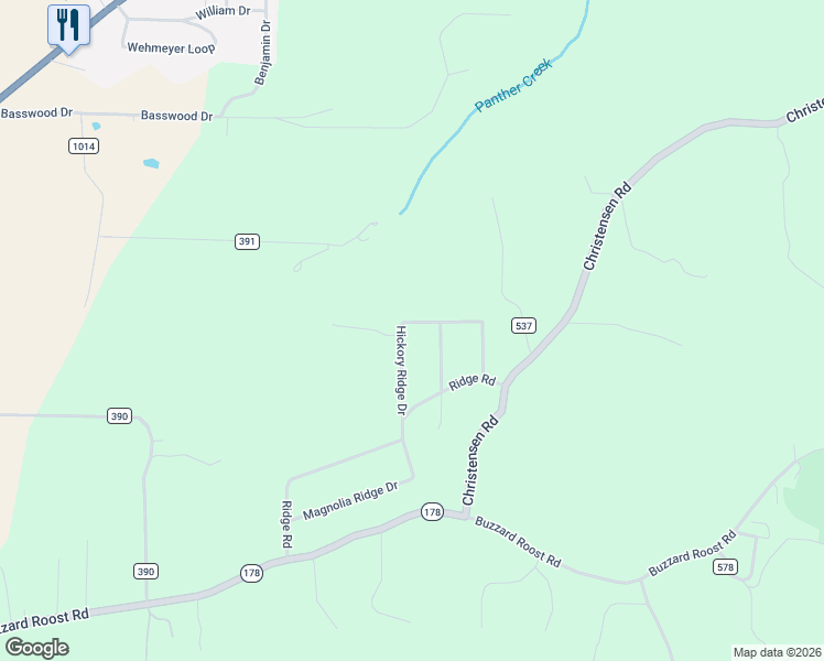 map of restaurants, bars, coffee shops, grocery stores, and more near 90 Cherry Blossom Drive in Mountain Home