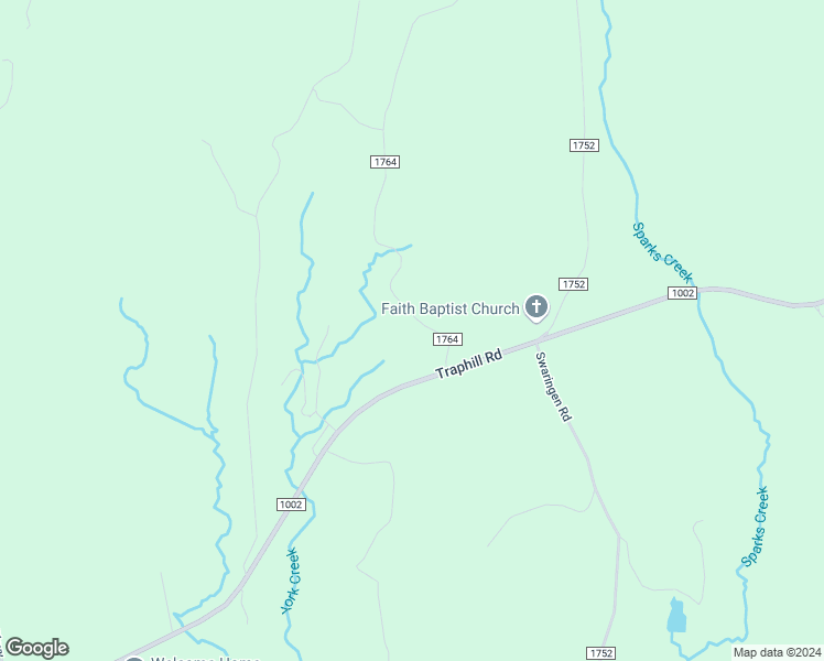 map of restaurants, bars, coffee shops, grocery stores, and more near 305 Tidline Road in Traphill