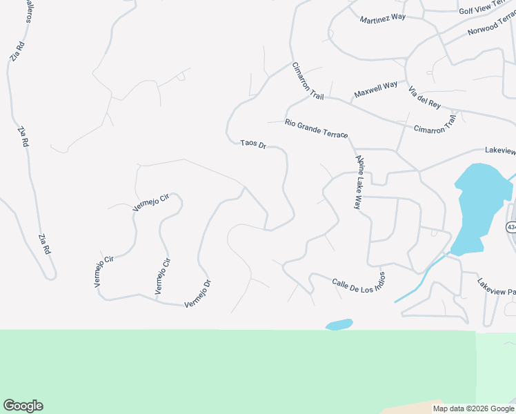 map of restaurants, bars, coffee shops, grocery stores, and more near 26-54 Rio Arriba Drive in Taos