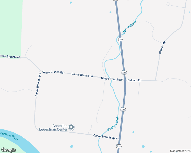 map of restaurants, bars, coffee shops, grocery stores, and more near 10350 Canoe Branch Road in Castalian Springs