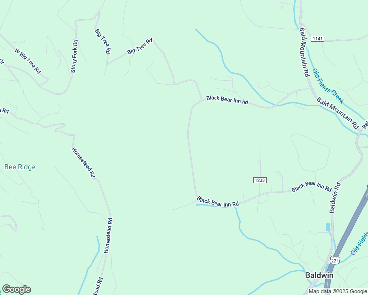 map of restaurants, bars, coffee shops, grocery stores, and more near 1045 Black Bear Inn Road in West Jefferson