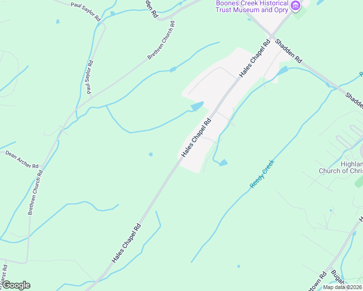 map of restaurants, bars, coffee shops, grocery stores, and more near 809 Hales Chapel Road in Jonesborough