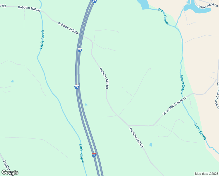 map of restaurants, bars, coffee shops, grocery stores, and more near 1989 Dobbins Mill Road in Elkin