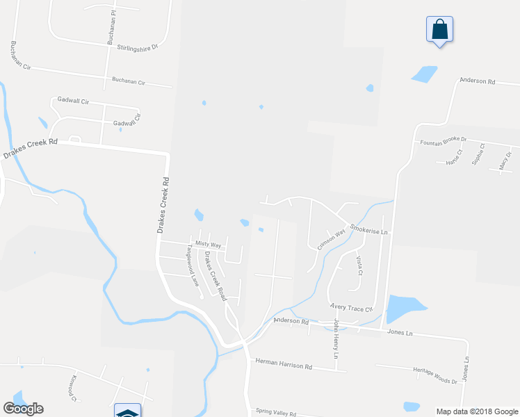 map of restaurants, bars, coffee shops, grocery stores, and more near 1049 Smokerise Lane in Hendersonville