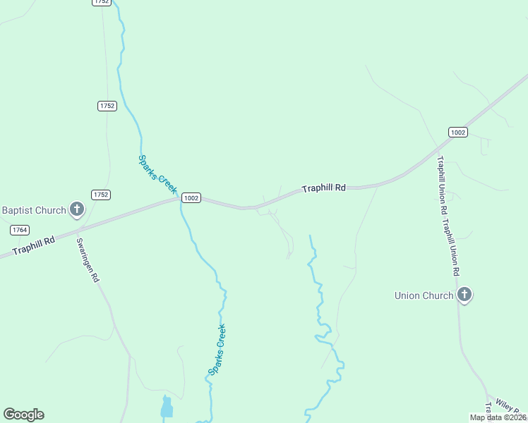 map of restaurants, bars, coffee shops, grocery stores, and more near 12544 Traphill Road in Traphill