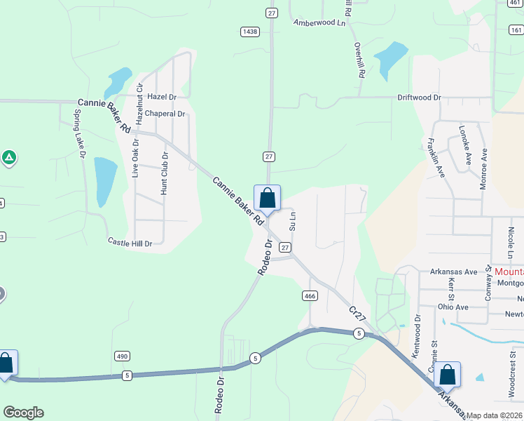 map of restaurants, bars, coffee shops, grocery stores, and more near 230-420 Cannie Baker Road in Mountain Home