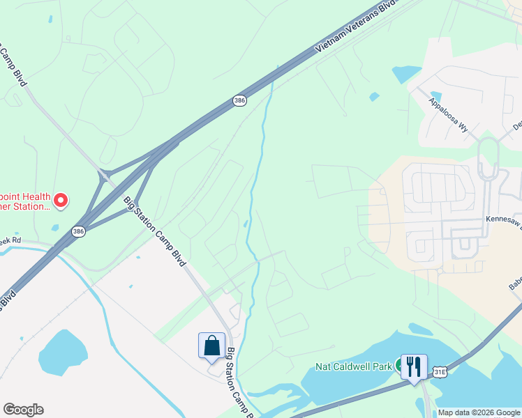 map of restaurants, bars, coffee shops, grocery stores, and more near 31E Lane Avenue in Gallatin