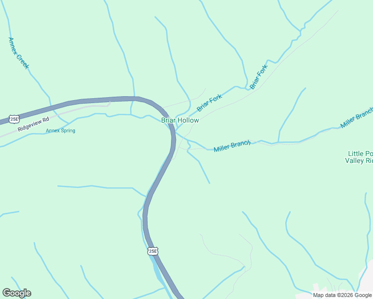 map of restaurants, bars, coffee shops, grocery stores, and more near 138 Miller Hollow Road in Bean Station