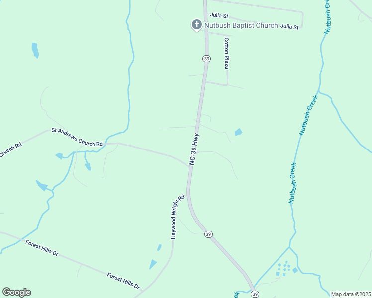 map of restaurants, bars, coffee shops, grocery stores, and more near 2371 North Carolina 39 in Henderson