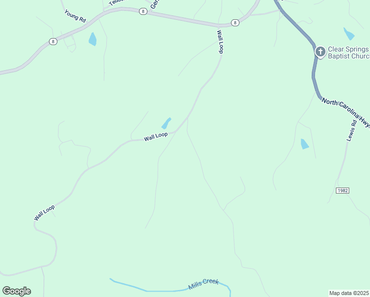 map of restaurants, bars, coffee shops, grocery stores, and more near 1045 Percy Wall Road in Walnut Cove