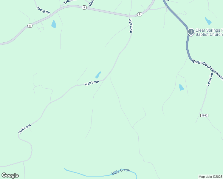map of restaurants, bars, coffee shops, grocery stores, and more near 1045 Percy Wall Road in Walnut Cove