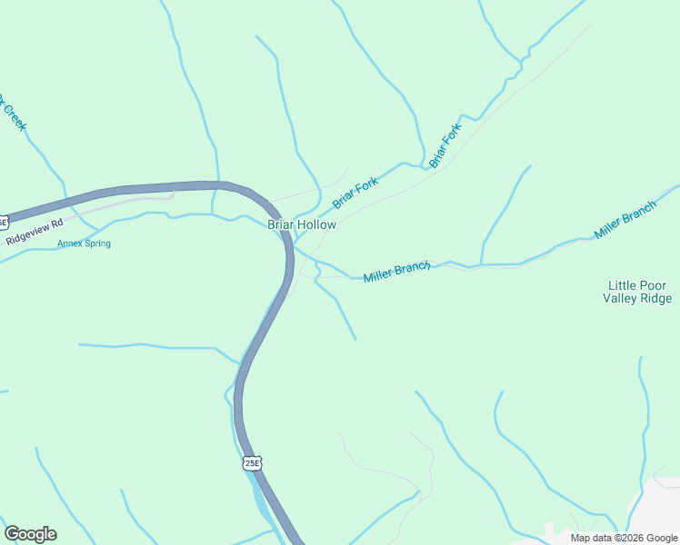 map of restaurants, bars, coffee shops, grocery stores, and more near 138 Miller Hollow Road in Bean Station