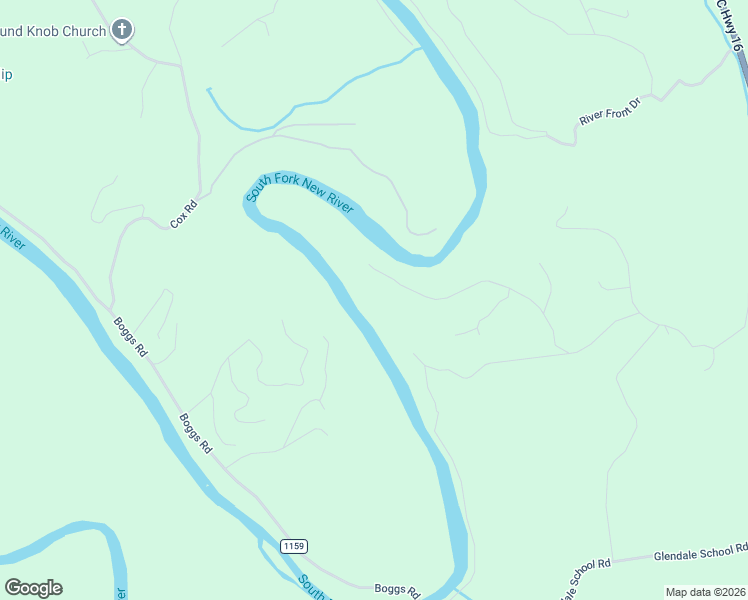map of restaurants, bars, coffee shops, grocery stores, and more near in Glendale Springs