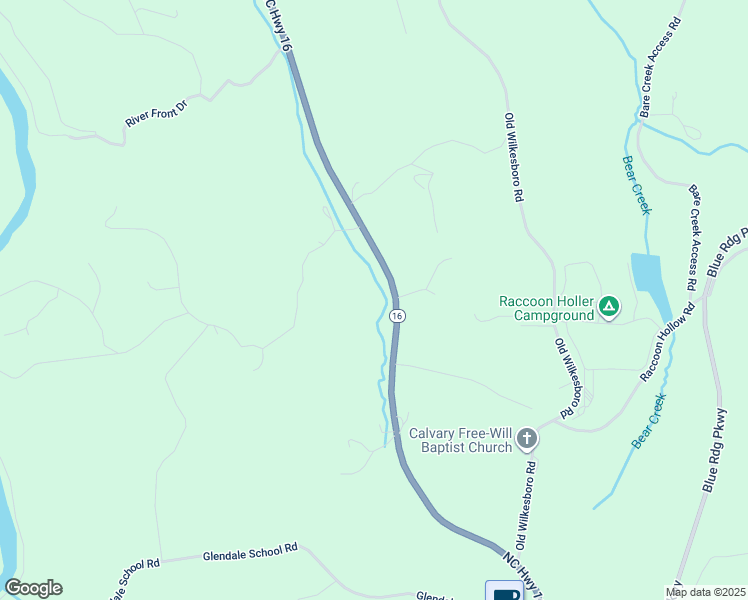 map of restaurants, bars, coffee shops, grocery stores, and more near 352 Raccoon Hollow Road in Jefferson