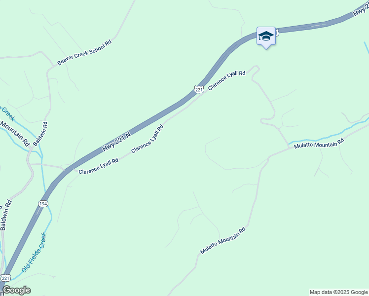 map of restaurants, bars, coffee shops, grocery stores, and more near 766 Clarence Lyall Road in West Jefferson