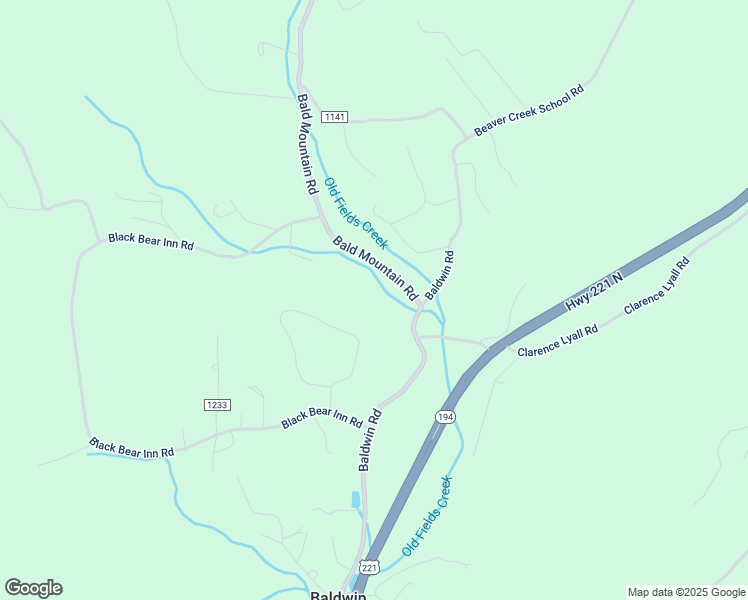 map of restaurants, bars, coffee shops, grocery stores, and more near 197 Bald Mountain Road in West Jefferson