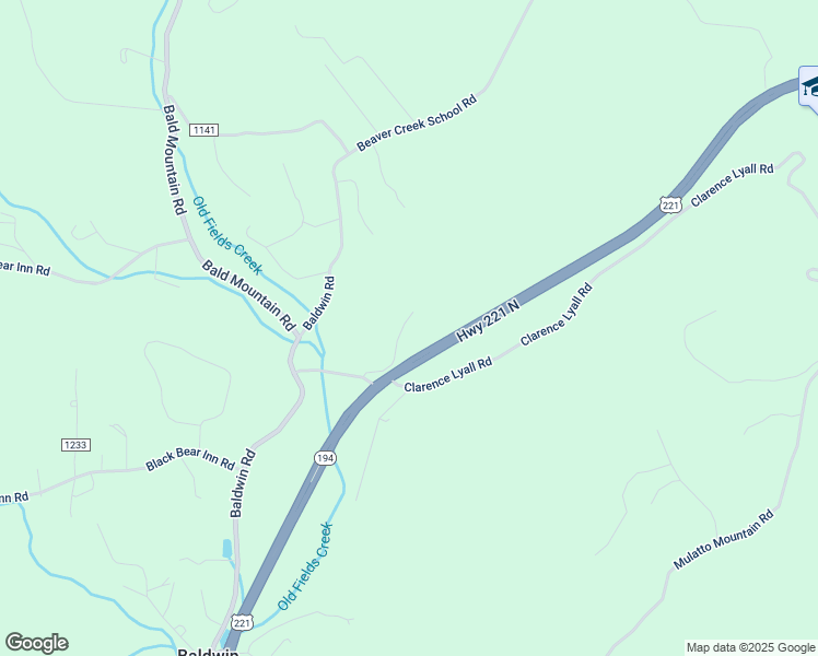 map of restaurants, bars, coffee shops, grocery stores, and more near 270 Calvin Goodman Road in West Jefferson