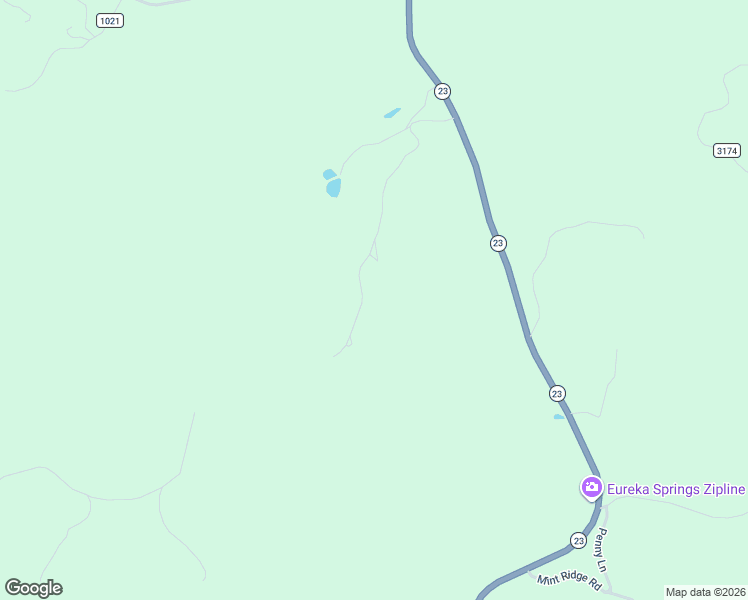 map of restaurants, bars, coffee shops, grocery stores, and more near 457 Cardinal Ridge Road in Eureka Springs