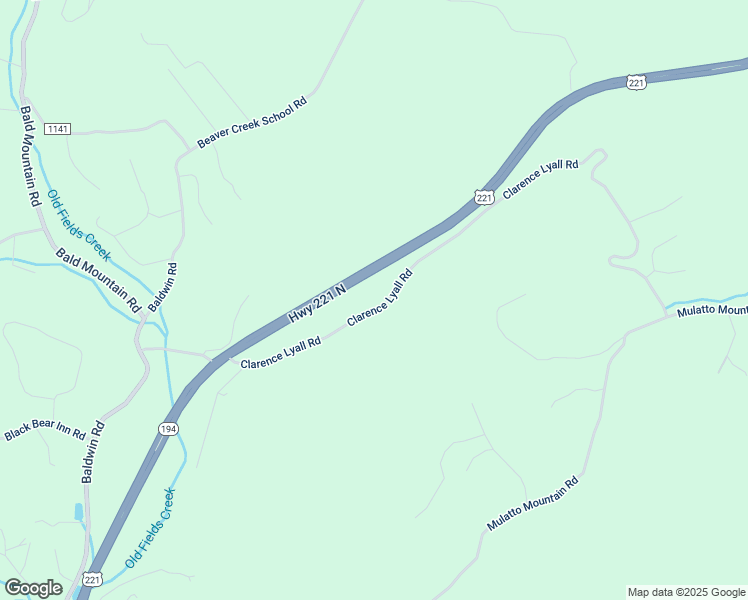 map of restaurants, bars, coffee shops, grocery stores, and more near 739 Clarence Lyall Road in West Jefferson