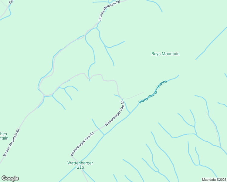 map of restaurants, bars, coffee shops, grocery stores, and more near 2335 Wattenbarger Gap Road in Greeneville