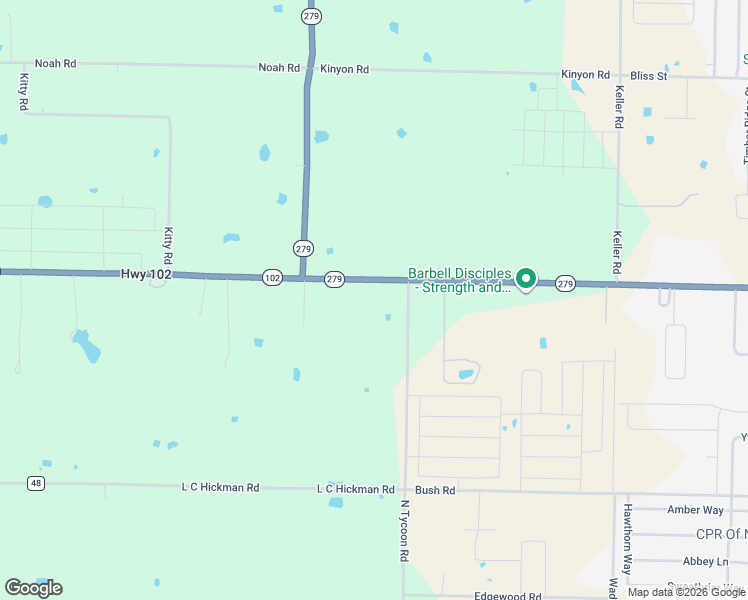 map of restaurants, bars, coffee shops, grocery stores, and more near 2445 West Centerton Boulevard in Centerton