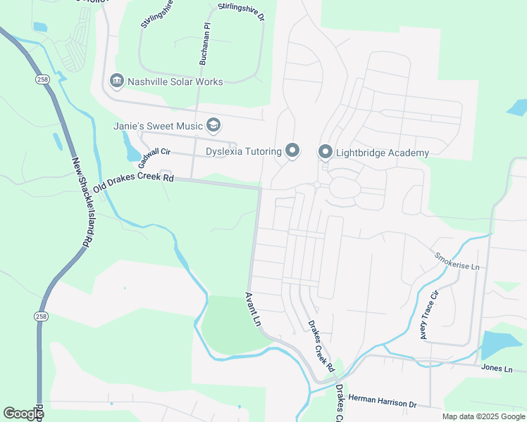 map of restaurants, bars, coffee shops, grocery stores, and more near 1765 Calendar Lane in Hendersonville