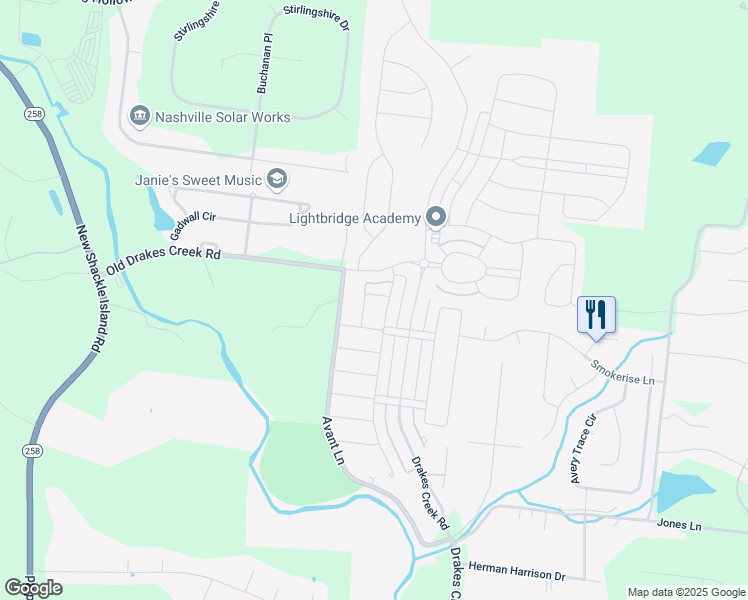 map of restaurants, bars, coffee shops, grocery stores, and more near 118 Saddle Wood Lane in Hendersonville