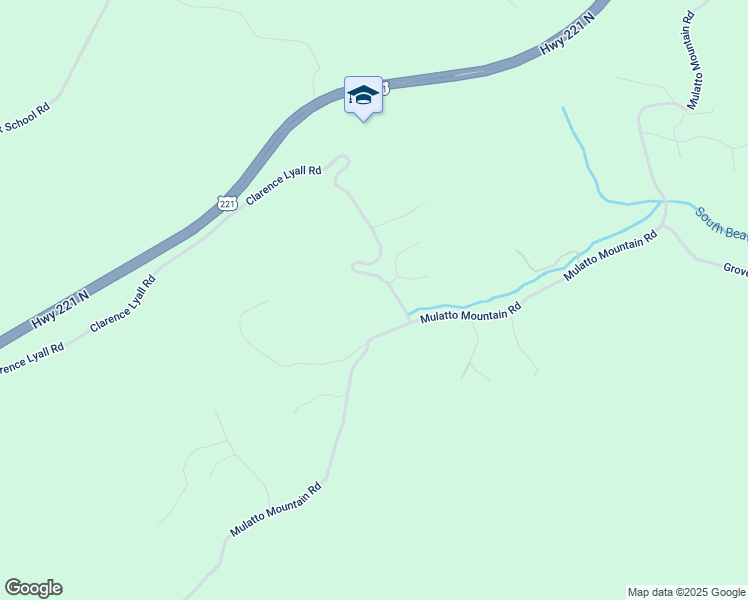 map of restaurants, bars, coffee shops, grocery stores, and more near 1796 Mulatto Mountain Road in West Jefferson