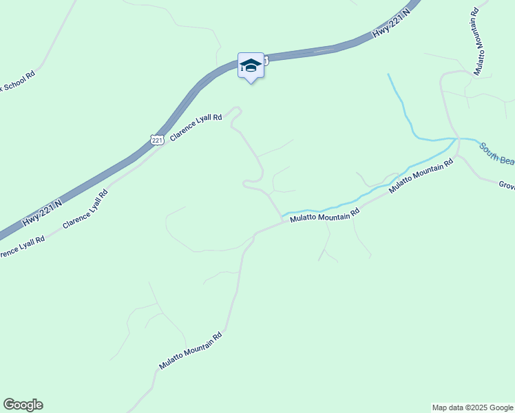 map of restaurants, bars, coffee shops, grocery stores, and more near 1796 Mulatto Mountain Road in West Jefferson