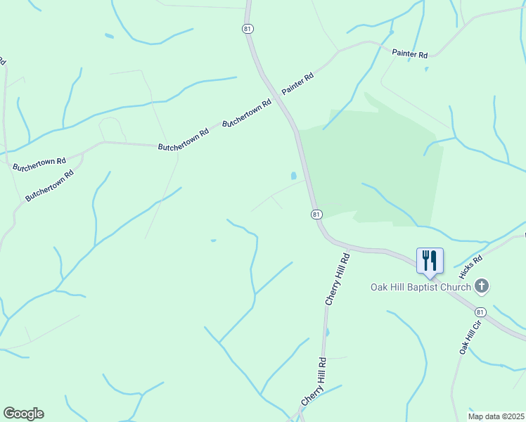map of restaurants, bars, coffee shops, grocery stores, and more near 206 Judys Lane in Jonesborough