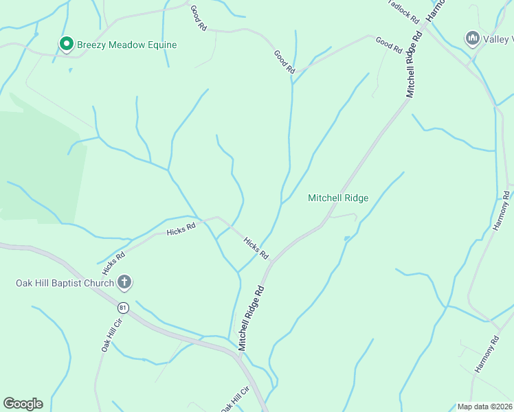 map of restaurants, bars, coffee shops, grocery stores, and more near 120 Hicks Road in Jonesborough