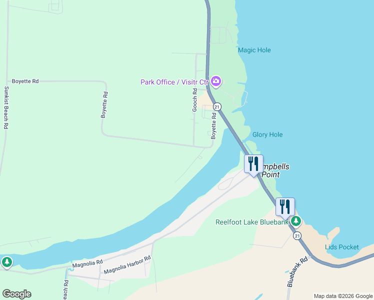 map of restaurants, bars, coffee shops, grocery stores, and more near 355 Boyette Rd in Tiptonville