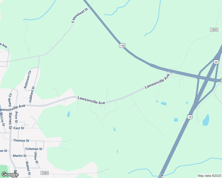 map of restaurants, bars, coffee shops, grocery stores, and more near 1008 Lawsonville Avenue in Reidsville