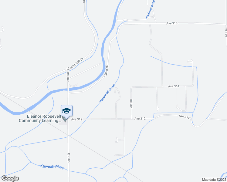 map of restaurants, bars, coffee shops, grocery stores, and more near 18304 Avenue 312 in Visalia