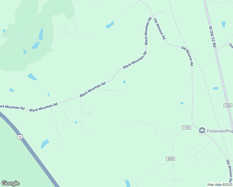 map of restaurants, bars, coffee shops, grocery stores, and more near 222 Hummingbird Lane in Pilot Mountain
