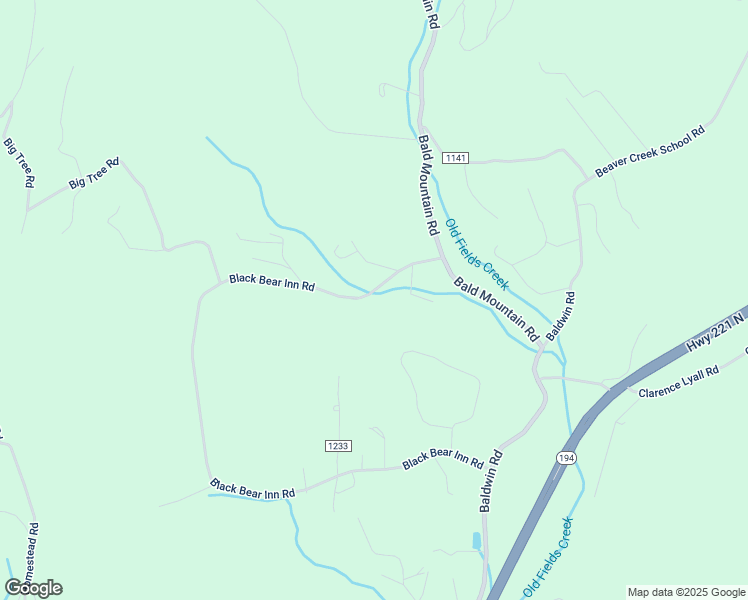 map of restaurants, bars, coffee shops, grocery stores, and more near 1688 Black Bear Inn Road in West Jefferson